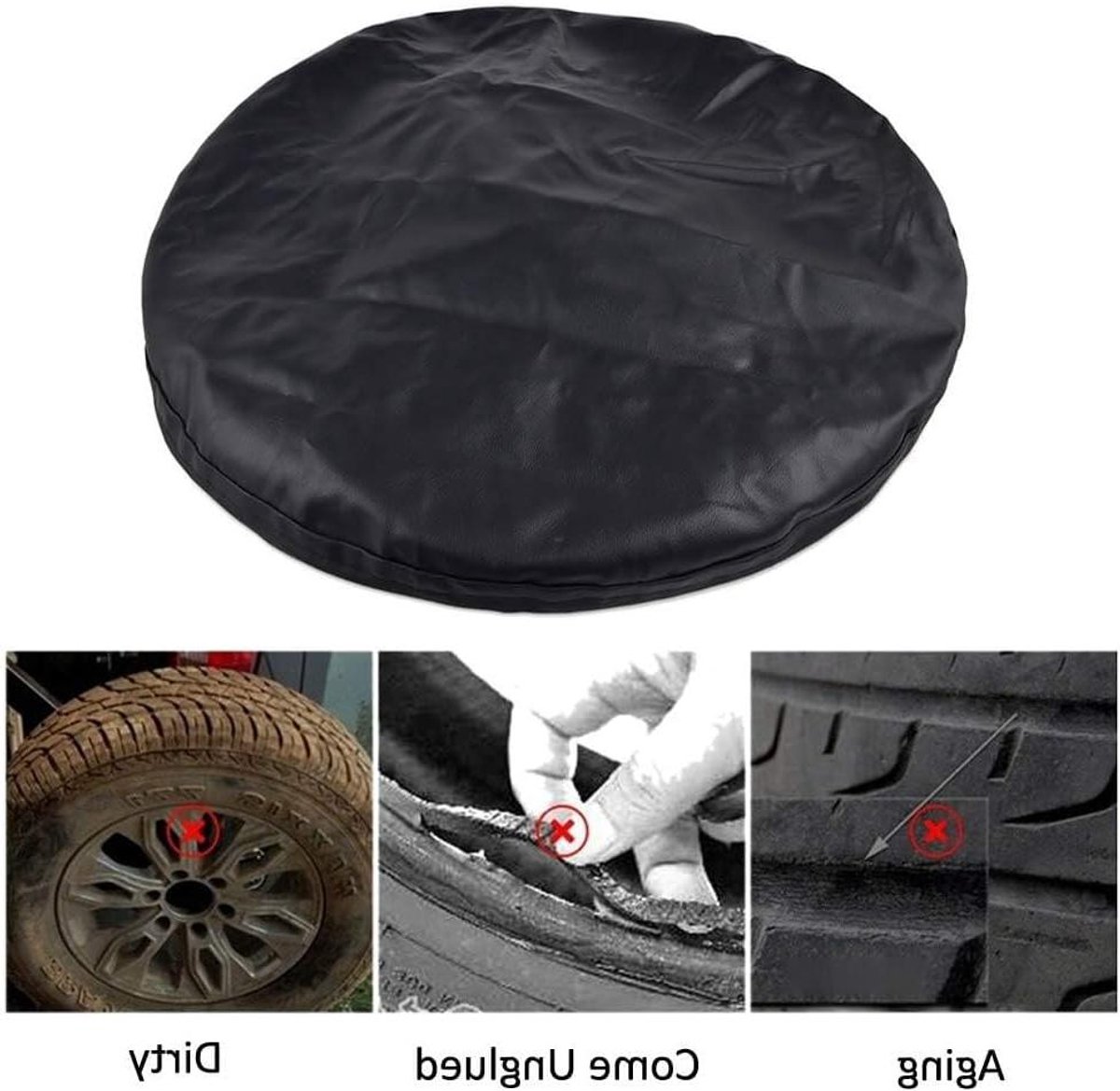 Bandenhoezen voor wielen - Wieldoppen camper bandenbeschermer - Banden beschermen - Waterdicht en stofdicht - XXXL-19 Inch - Grijs