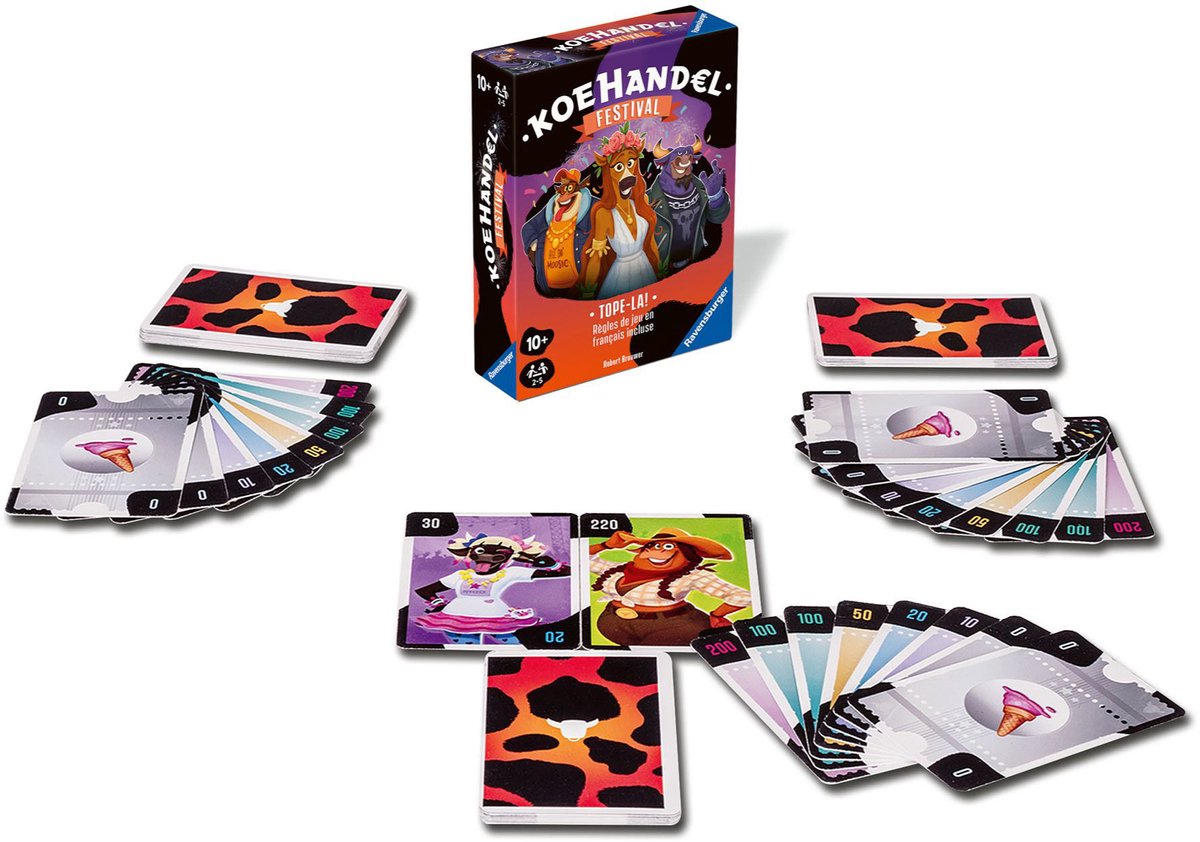 Ravensburger Koehandel Festival - Kaartspel | Snel en Tactisch Onderhandelingsspel — afbeelding 3