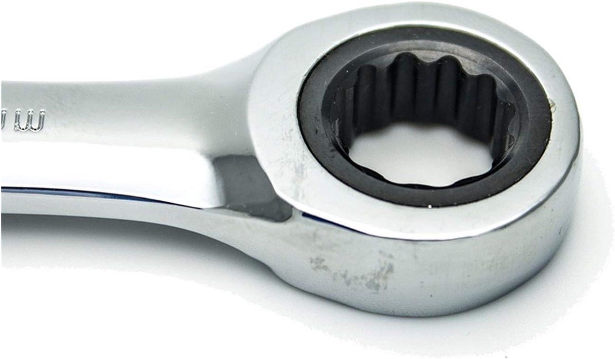 Ringsleutel Set - Ratelsleutel Combinatiesleutel - Reparatie Werkzaamheden - Gepolijste Afwerking - 32 mm - Chroom
