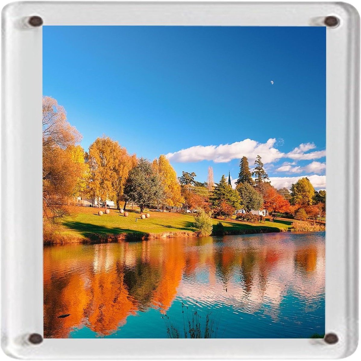 Magnetische fotolijst van acryl voor de koelkast, magnetische fotolijst van acryl voor de 