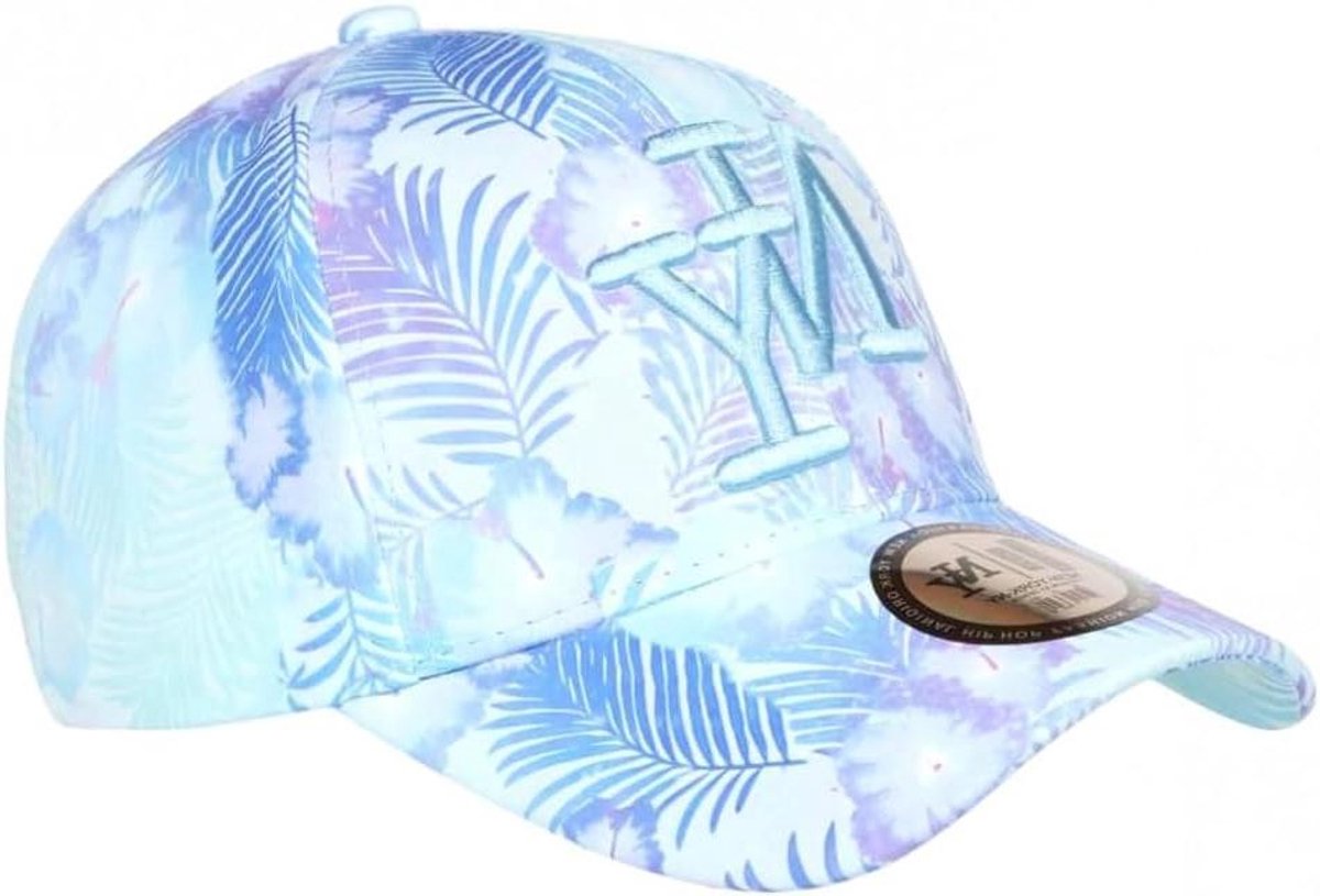 Baseball Cap - Pet - Zomerse Stijl - Tropisch Patroon - One Size - Blauw