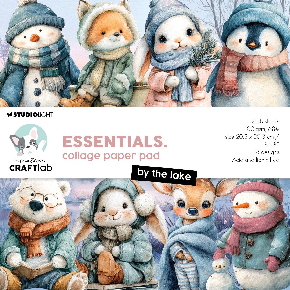 Collage paperpad By the lake - Essentials nr. 496