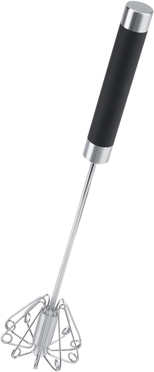 Keuken Garde - Eierklopper - Beslag Maken - Roestvrij Staal - 24 cm - Zwart