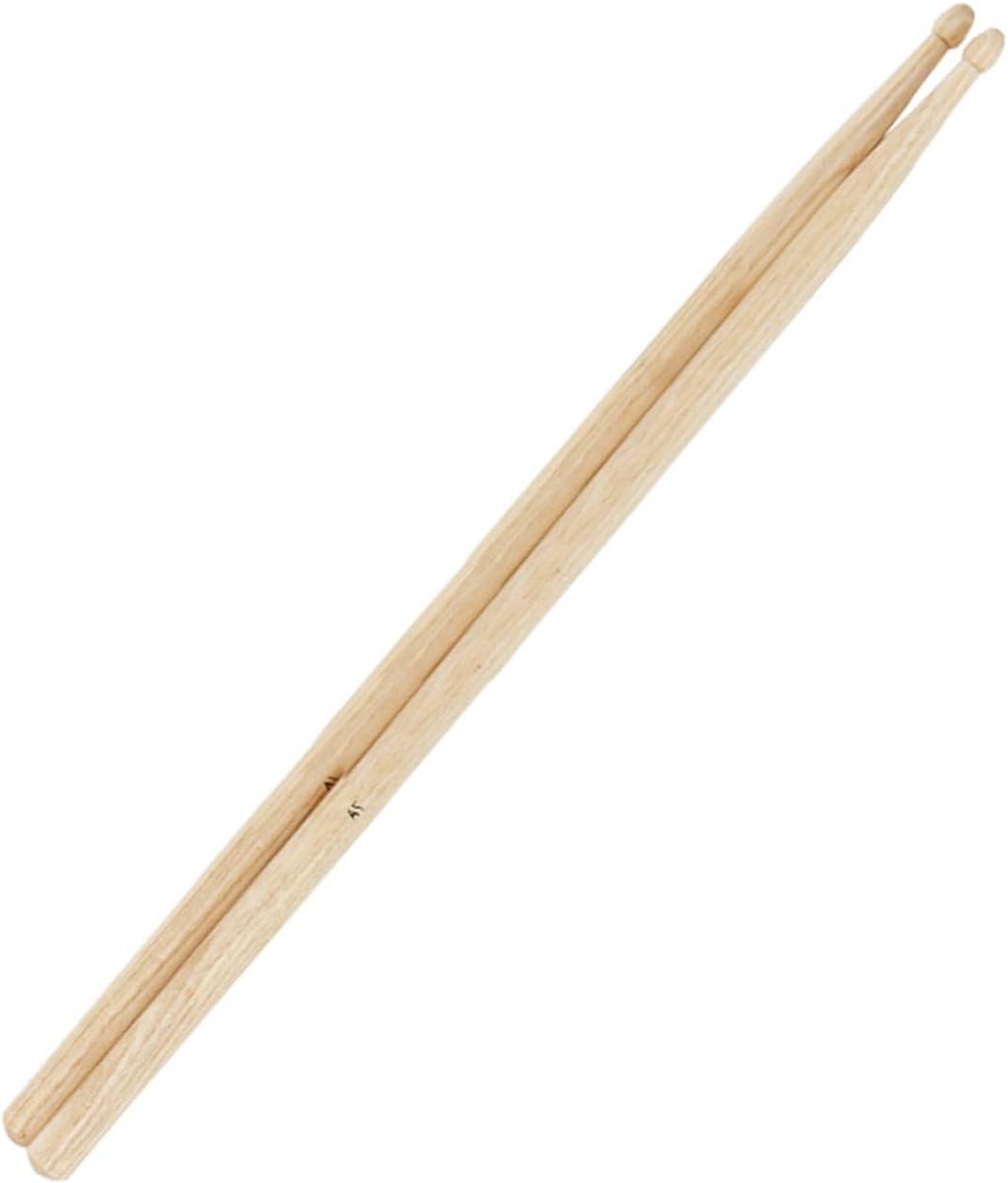 Drumstokken Set - Drumstokjes - Muziek Maken - Druppelvormige Tip - 40 cm - Houtkleur