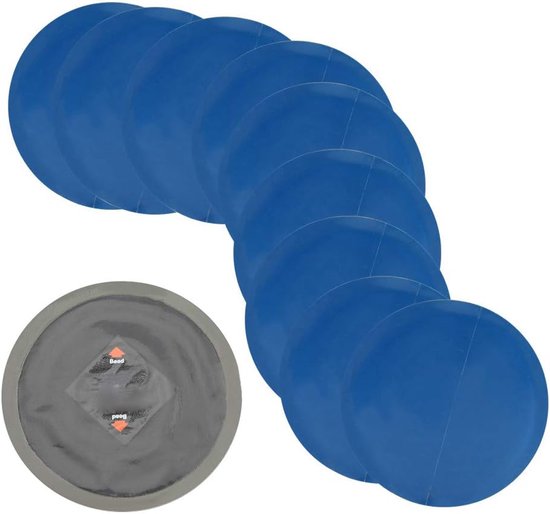 Autobanden Reparatie Pleisters - Koude Patch Kit - Lekke Band Herstellen - Goede Afdichtingsprestaties - 10 Stuks 90 Mm - Zwart — afbeelding 5