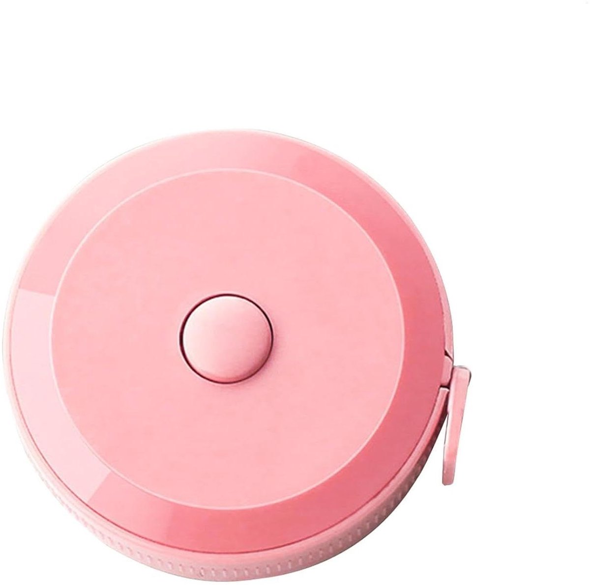 Meetlint - Meetband - Lichaam Meten - Intrekbaar Ontwerp - 200 cm - Roze