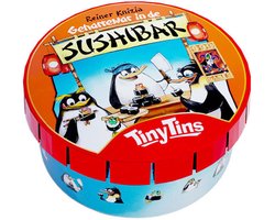 999 Games - Tiny Tins: Geharrewar in de Sushibar - Dobbelspel - Ideaal om overal mee naartoe te nemen - Reisspel - Familiespel - Klein cadeautje