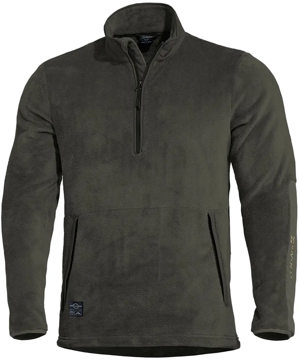Pentagon Grizzly Fleece Met Halve Rits Man Ral7013