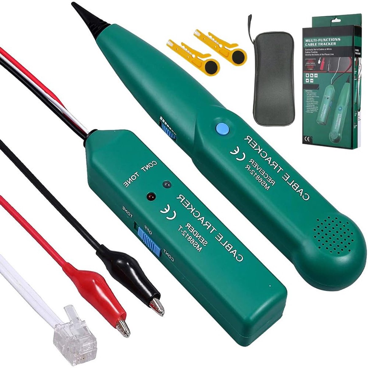 Draadknipper voor Robotmaaiers - Draagbare Elektrische Kabeldetectie voor Netwerk, Telefoon en Huiskabels (zonder batterij)
