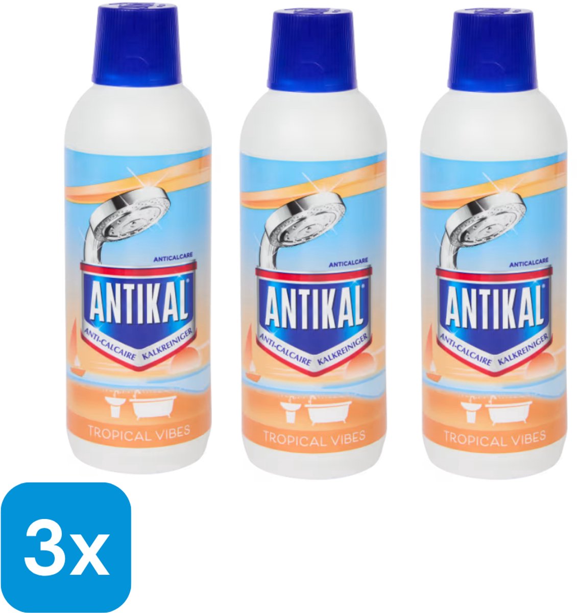 3x Antikal kalkreiniger Tropical