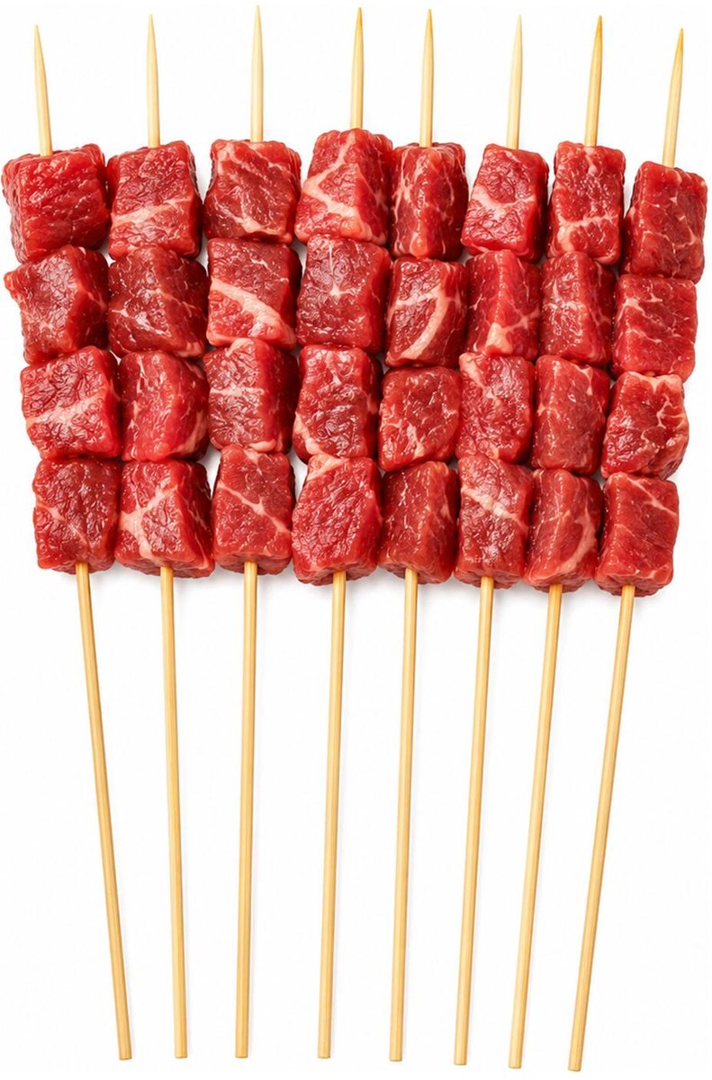 Sateprikkers-Barbecue Spiezen- Prikkers 100 stuks van Bamboe