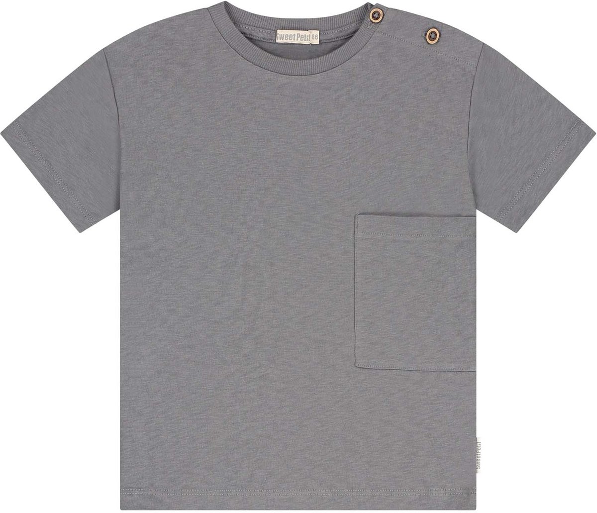 Sweet Petit peuter T-shirt - Jongens - Grijs - Maat 98
