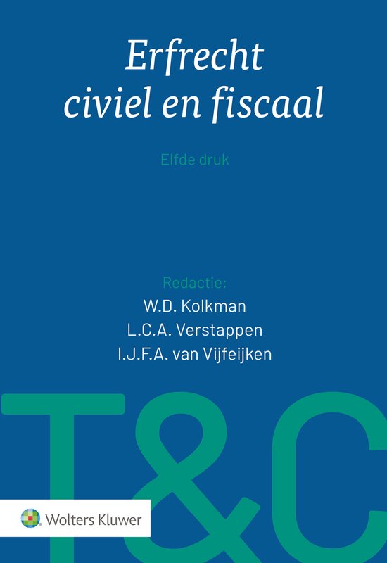 Tekst & Commentaar - Erfrecht civiel en fiscaal - cover