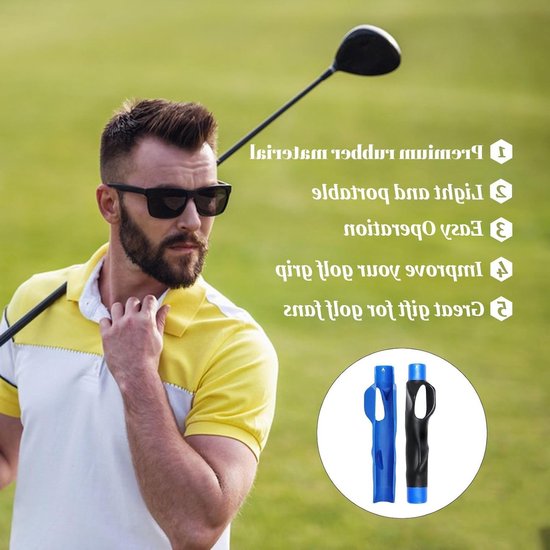 2 Stuks Golf Grip Trainingshulpmiddelen, Swing Trainer Grip, Polsband voor Correctie van Swinghouding en Uitlijning voor Beginners en Gevorderden — afbeelding 3