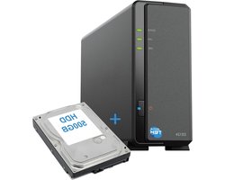 Netwerkopslagapparaat – NAS apparaat – Bestanden Delen – Quad-core processor – 500GB opslag – Zwart