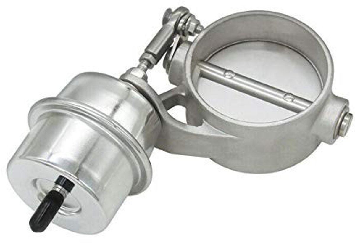 OmGoods - Dailygoody - Universele Uitlaatklep 2.5 inch - RVS, Vacuüm Geactiveerd
