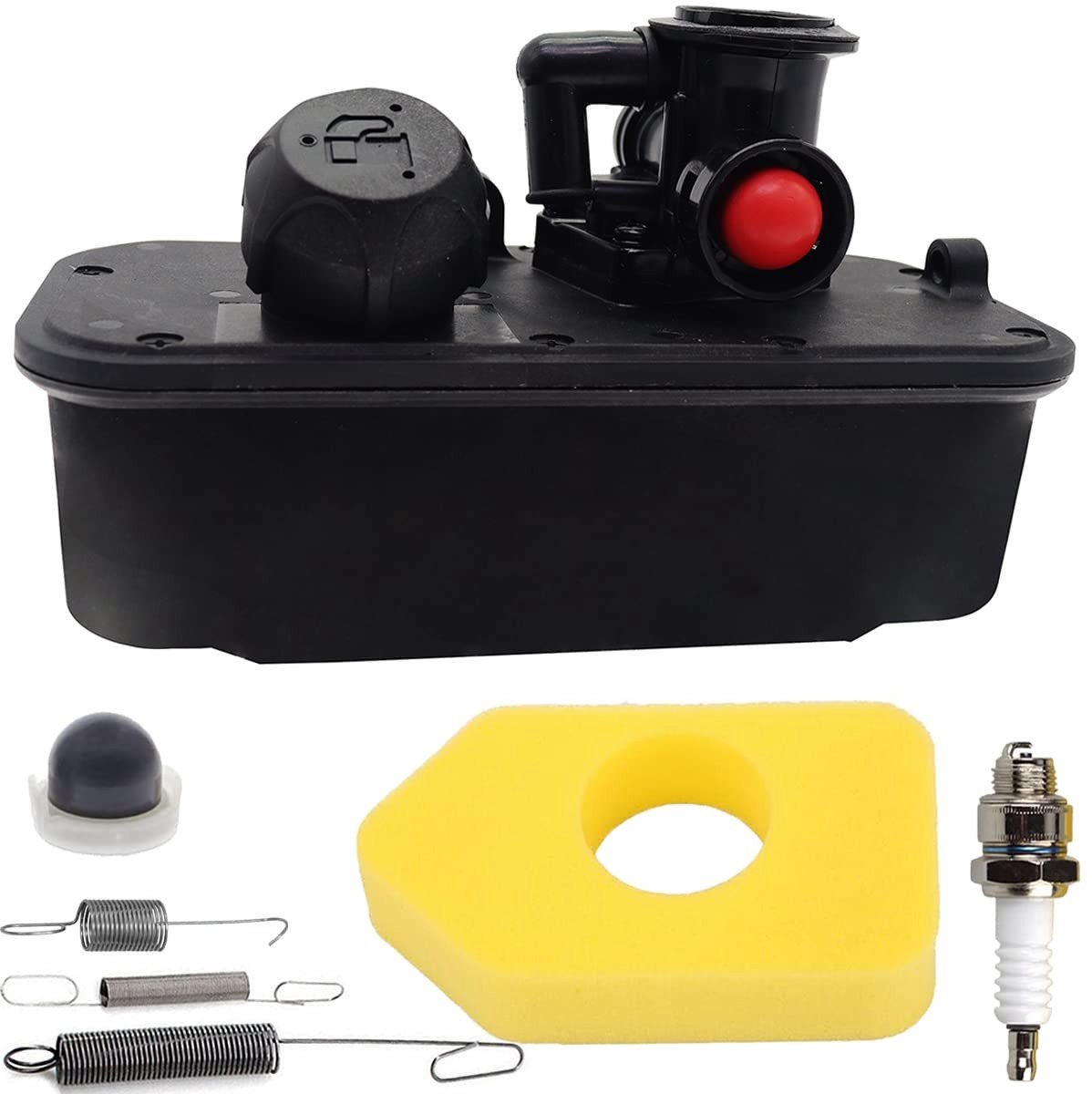 OmGoods - Dailygoody - Brandstoftank - Carburateur - Inclusief kaarsveren - Vervangingsonderdelen - Luchtfilter - Geschikt voor Briggs & Stratton - Model WA-NL-42