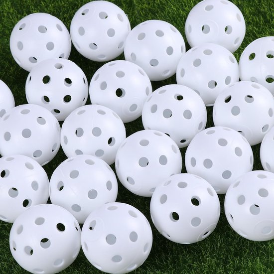 Golf Oefenballen - Lichtgewicht Ballen - Golf Trainen - Luchtstroom Ontwerp - 41 mm - Wit van GOLF — afbeelding 3