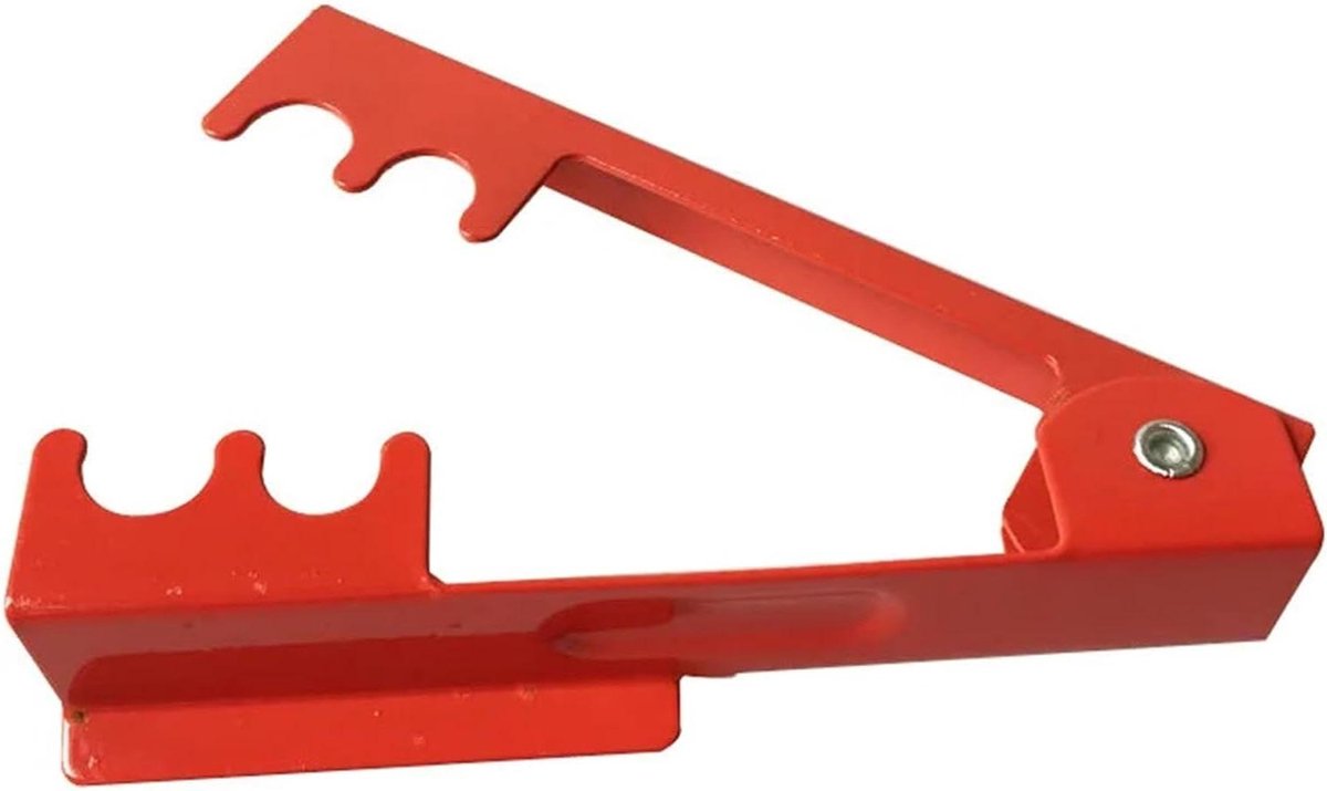 Doornen Stripper - Bladverwijderaar - Bloemen Schikken - Metalen Constructie - 1 stuk - Rood