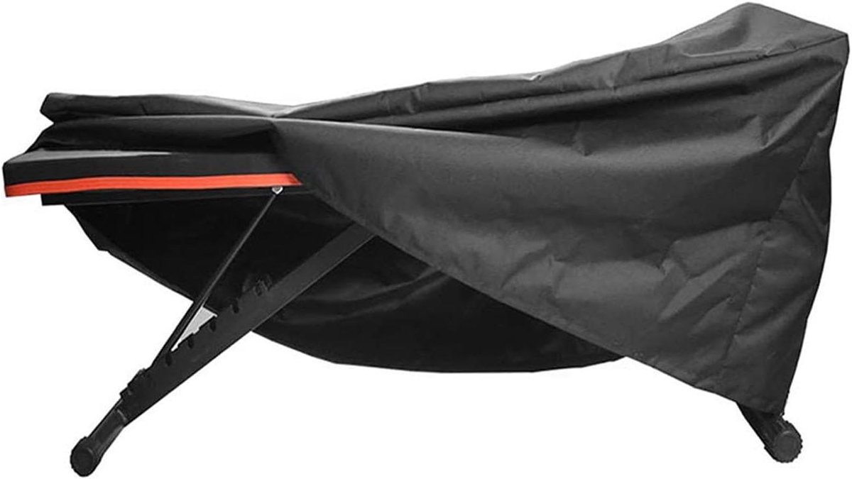 Opvouwbare Gewicht Bankovertrek - Fitness Protector Oefenapparatuur - Apparatuur Beschermen - Waterdicht Ademend Materiaal - 127x58x44cm - Zwart