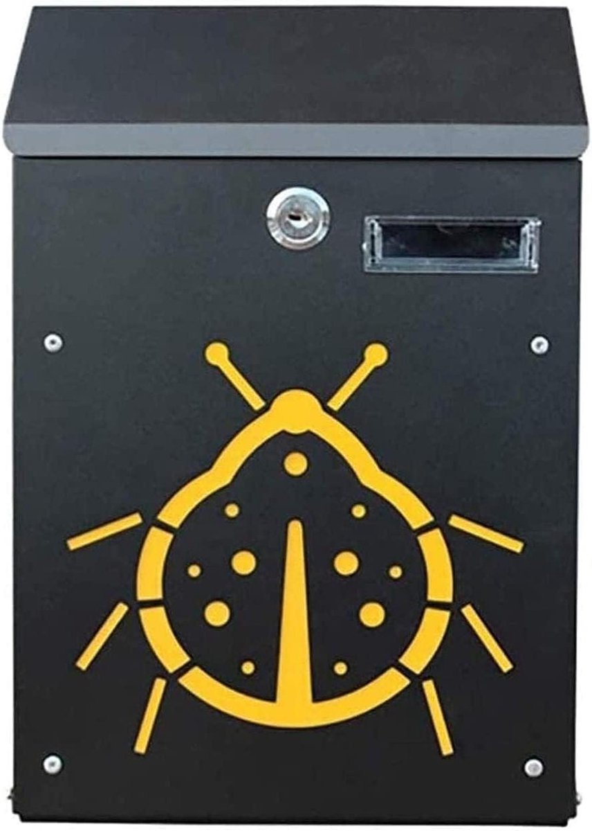 Brievenbus - Postbus Mailbox - Post Ontvangen - Waterdicht Ontwerp - 21 x 9 x 30 cm - Antraciet