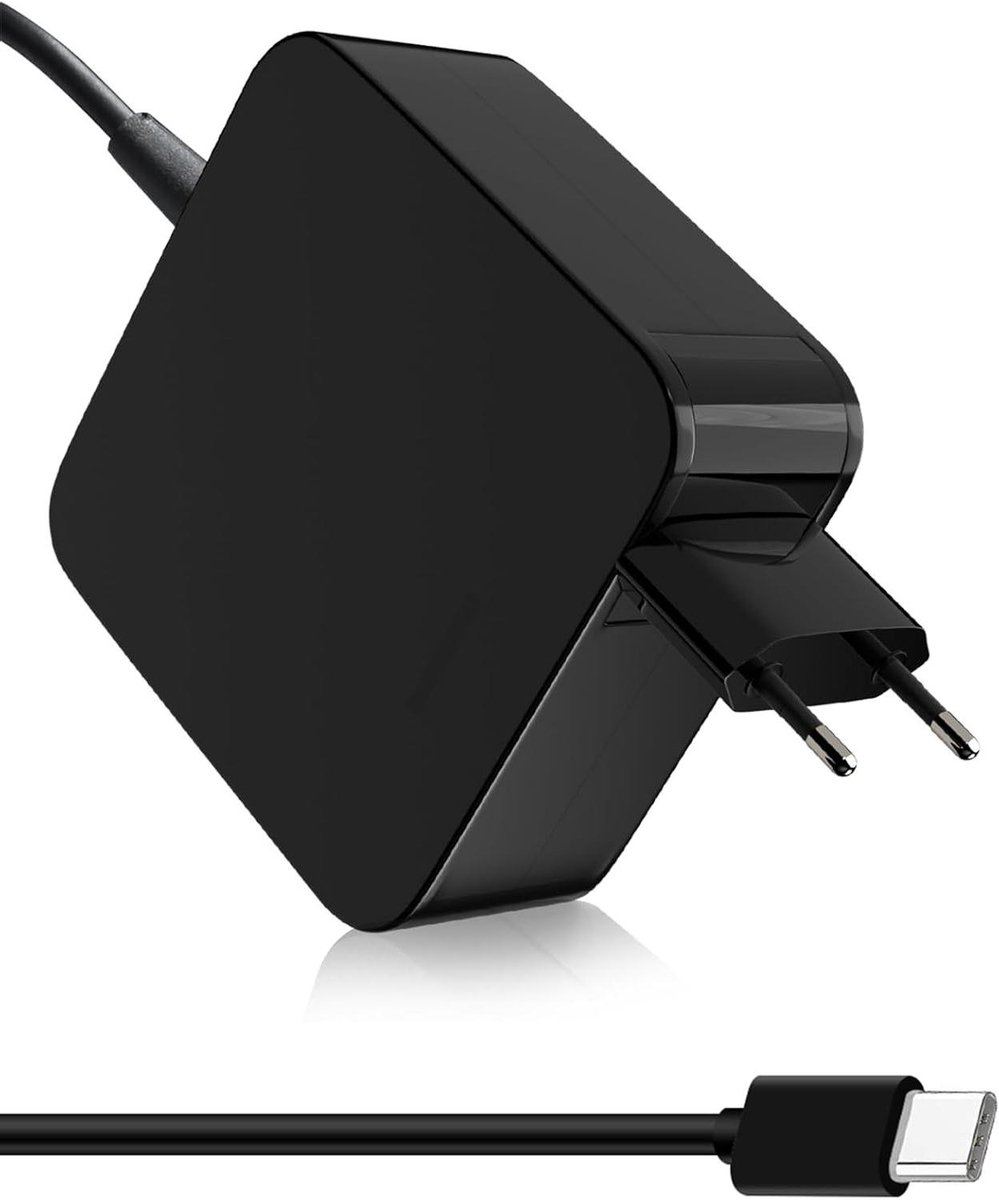 USB C Snellader - Oplader Adapter - Bluetooth Speaker Laden - 65W PD Fast Charge - 3.25A - Zwart