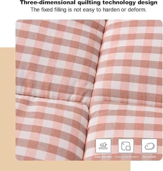 Futon Matras - Japanse Slaapmat Tatami - Comfortabel Slapen - Dikke Vulling - Draagbaar Opvouwbaar - Grijs — afbeelding 4