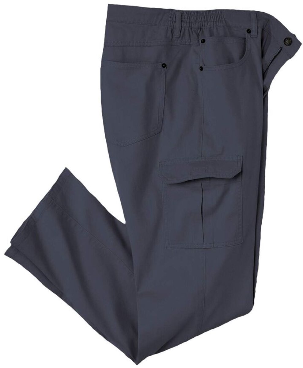 ATLAS FOR MEN - Twill cargo broek met semi-elastische taille - Heren - Verkrijgbaar in grote maten - W38