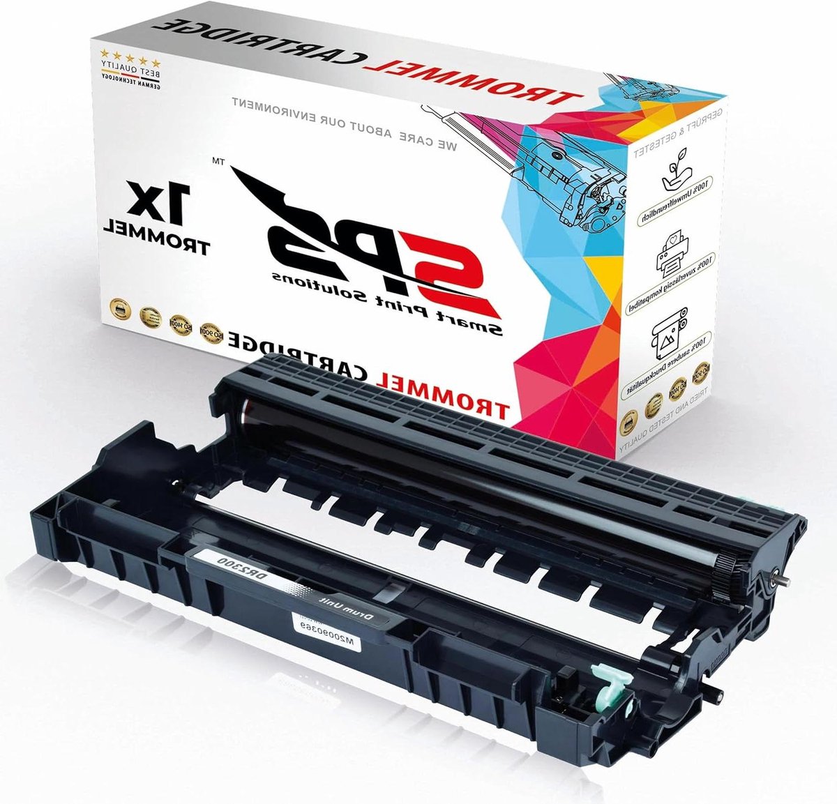 Printer Drum Unit - Drum Kit - Scherpe Documenten Printen - Hoge Paginaopbrengst - 12000 Pagina's - Zwart