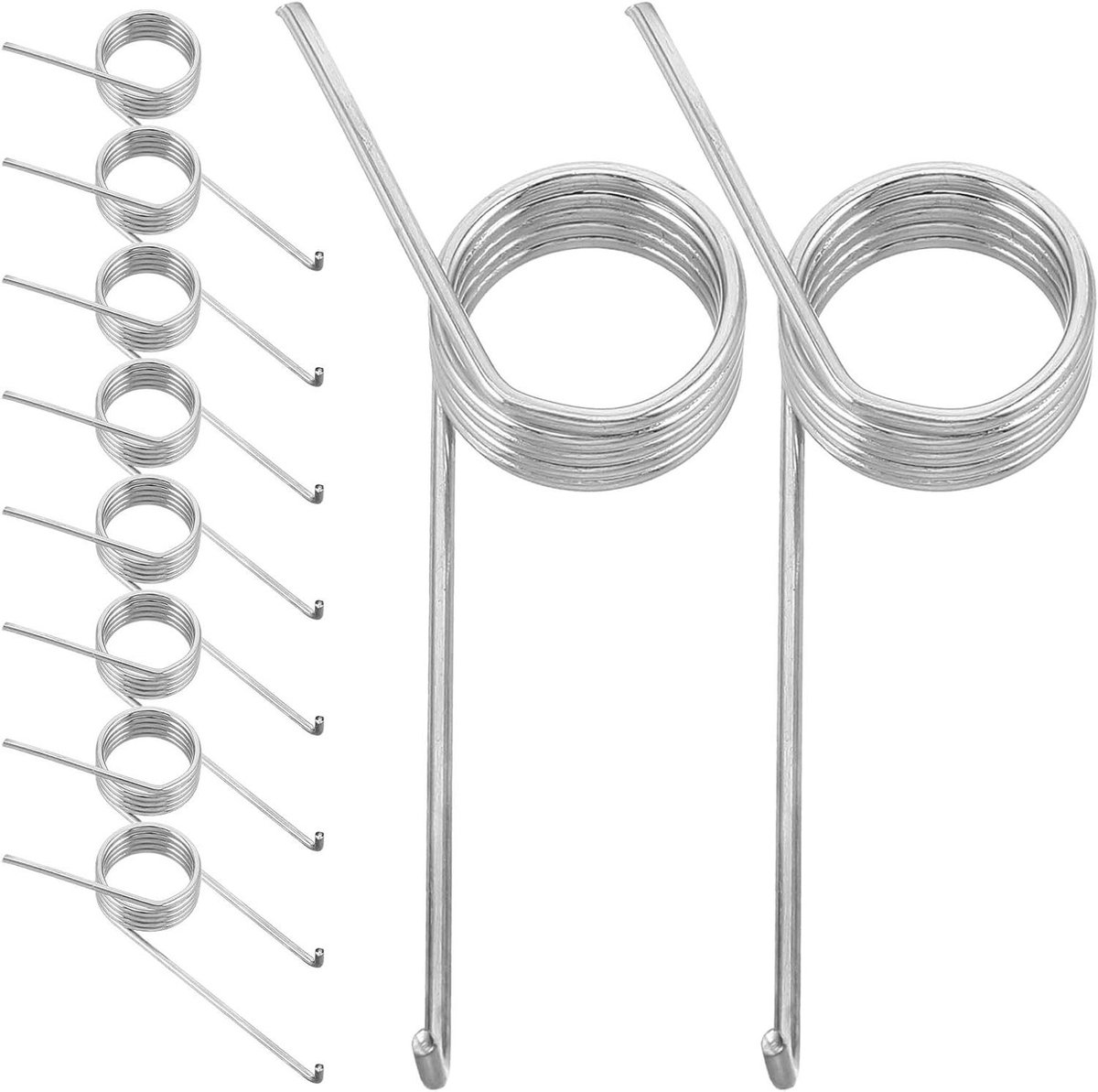 Borgveren Ladderonderdelen - Vergrendelingsringen - Ladder Reparatie - Universeel Ontwerp - 10 Stuks - Zilver
