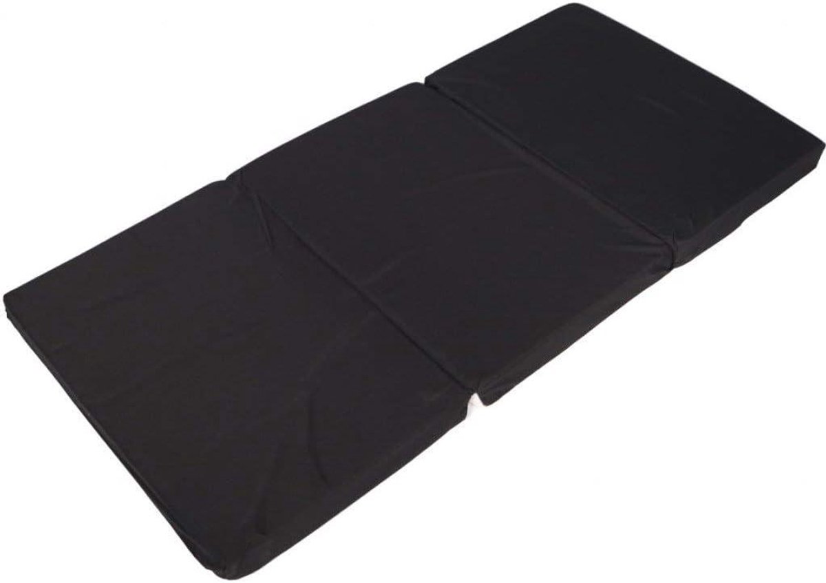 Opvouwbaar Matras - Baby matras - Reizen met kind - Inclusief draagtas - 60 x 120 cm - Zwart