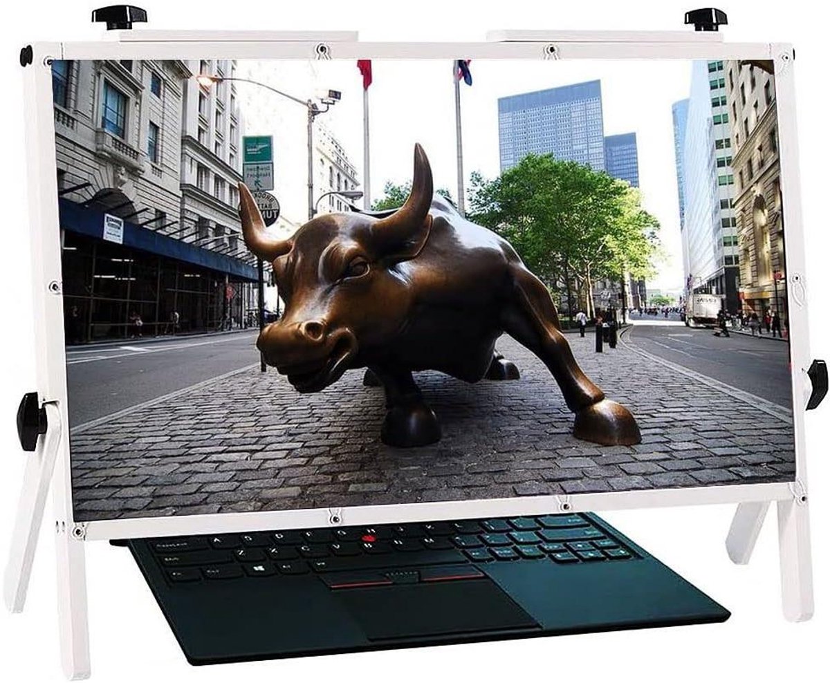 Schermvergroter - Vergrootglas - Beter Lezen - High-Definition Zoom - 22 inch - Houtkleur