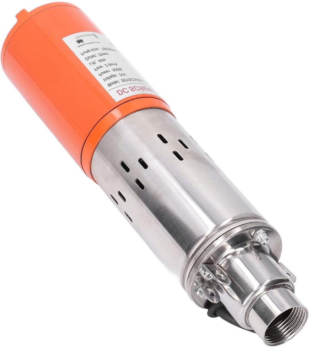 Bronpomp - Dompelpomp RVS - Water Verplaatsen - Zandpreventie Afdichting - 40 Meter Hoogte - Zilver