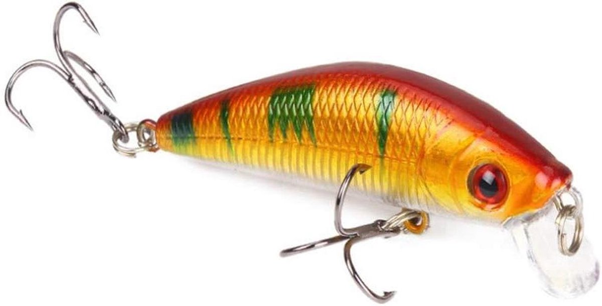 Vis Aas - Kunstaas Wobbler - Vissen Vangen - Natuurgetrouwe Beweging - 7 cm 8.5g - Veelkleurig