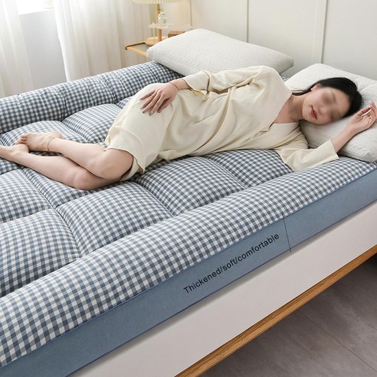 Opvouwbare Matras - Campingbed Ligstoel - Comfortabel Slapen - Vochtregulerend Design - 10 cm Dik - Grijs — afbeelding 2