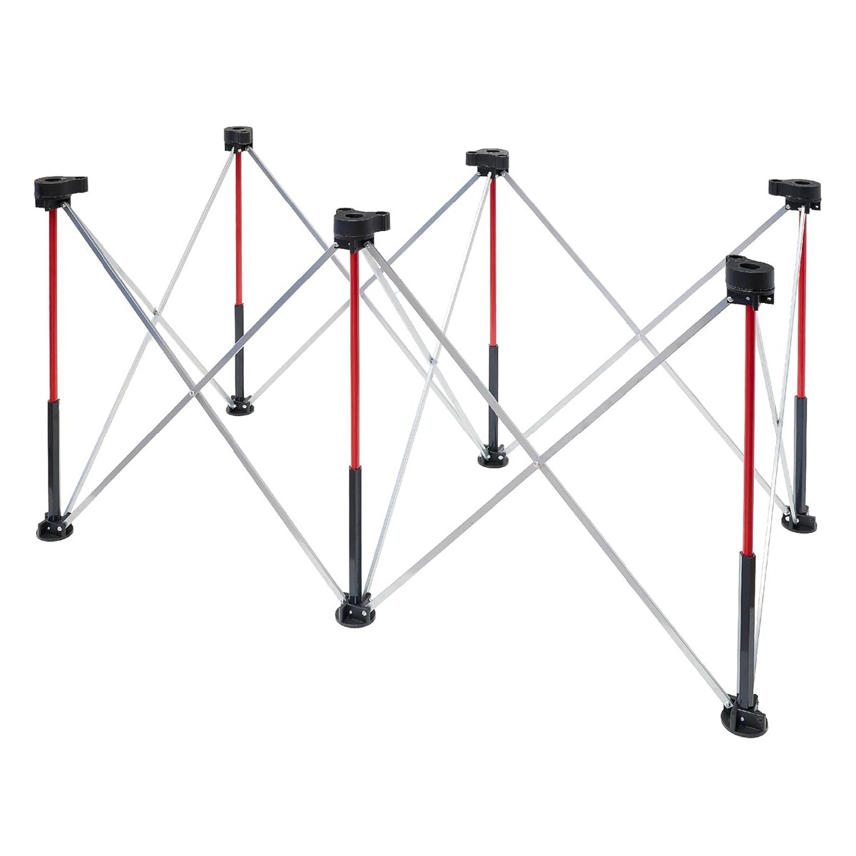 Einhell opklapbaar werkstatief (staal, tafelbladformaat 1270 x 665 mm, tot 1100 kg, 6 poten, connector voor werkblad, draagtas, 3,96 kg, werkstatief/steunstatief)