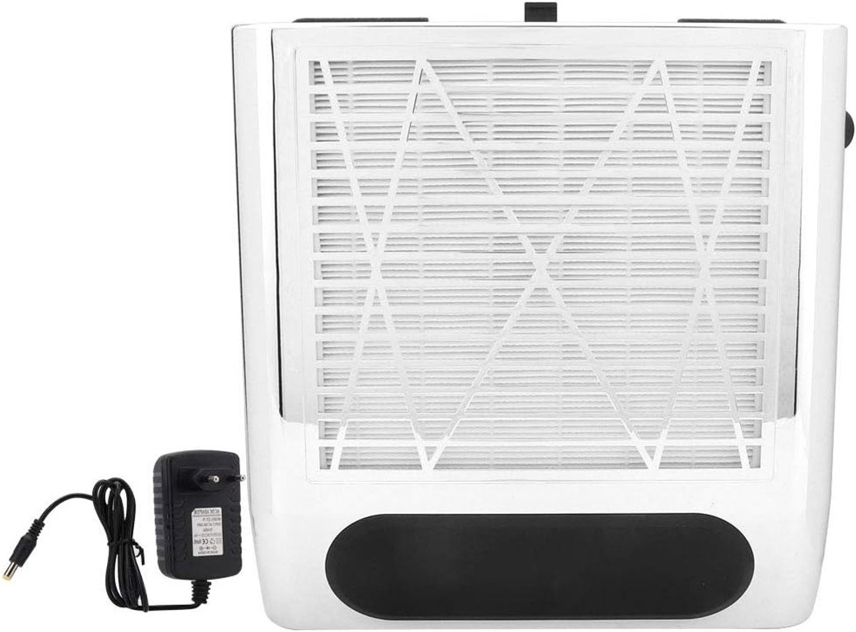 Krachtige Nageldust Collector met 80W Zuigkracht voor Manicure, Acryl en Gel Nagels, Ideaal voor Polijsten en Vijlwerk