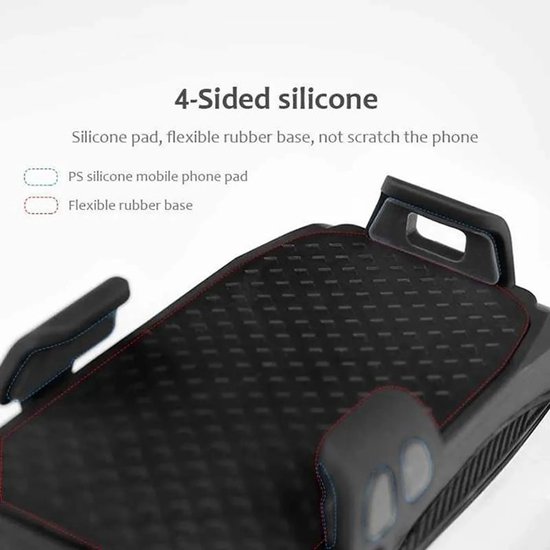 4-in-1 Fietslamp Voorlicht mét telefoonhouder - Powerbank Fiets Telefoonhouder - Fiets Smartphone Houder - USB oplaadbaar - 2400 mAh - 130 DB Loudspeaker - Bel - Koplamp - 6-12H gebruikstijd - Zwart — afbeelding 2
