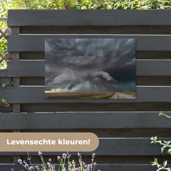 Posters de jardin extérieur Tornado chase Texas - 90x60 cm - Toile jardin