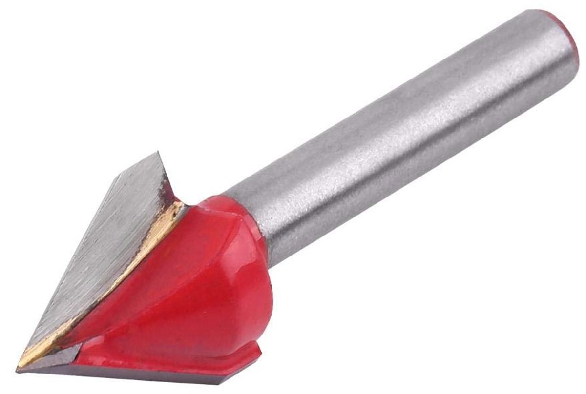 3D V-Groef Frees voor Houtbewerking - CNC Frees Cutter met 6mm Schacht, Herbruikbaar, 60/90/120/150 Graden, Precisie Gereedschap voor Houtbewerking