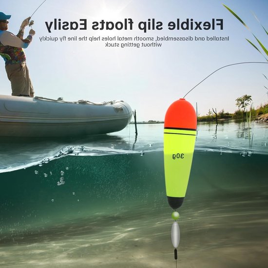 Vissersfloats van EVA-schuim, slip bobbers en drijvers voor zoet- en zoutwater (15, 20, 30, 40, 50g) — afbeelding 2