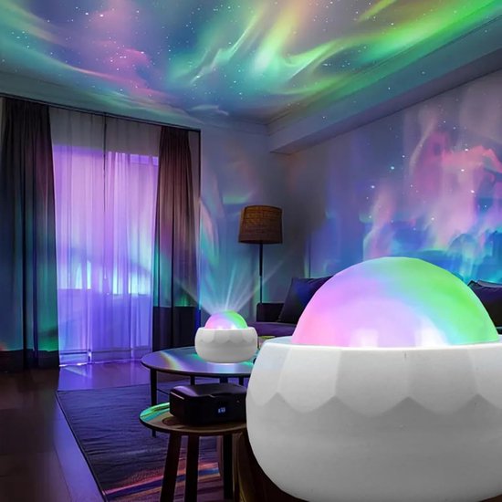 Sterren Projector - Galaxy Lamp Nachtlampje - Sfeer Creëren - Zachte Helderheid Oogvriendelijk - 10 x 10 x 10 cm van Merkloos — afbeelding 4