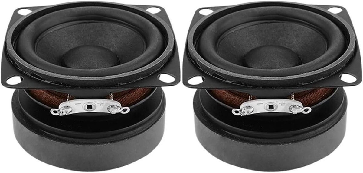 Mini Luidsprekers - Draagbare Speakers - Home Theater - Volledige Frequentie Band - 53mm - Zwart