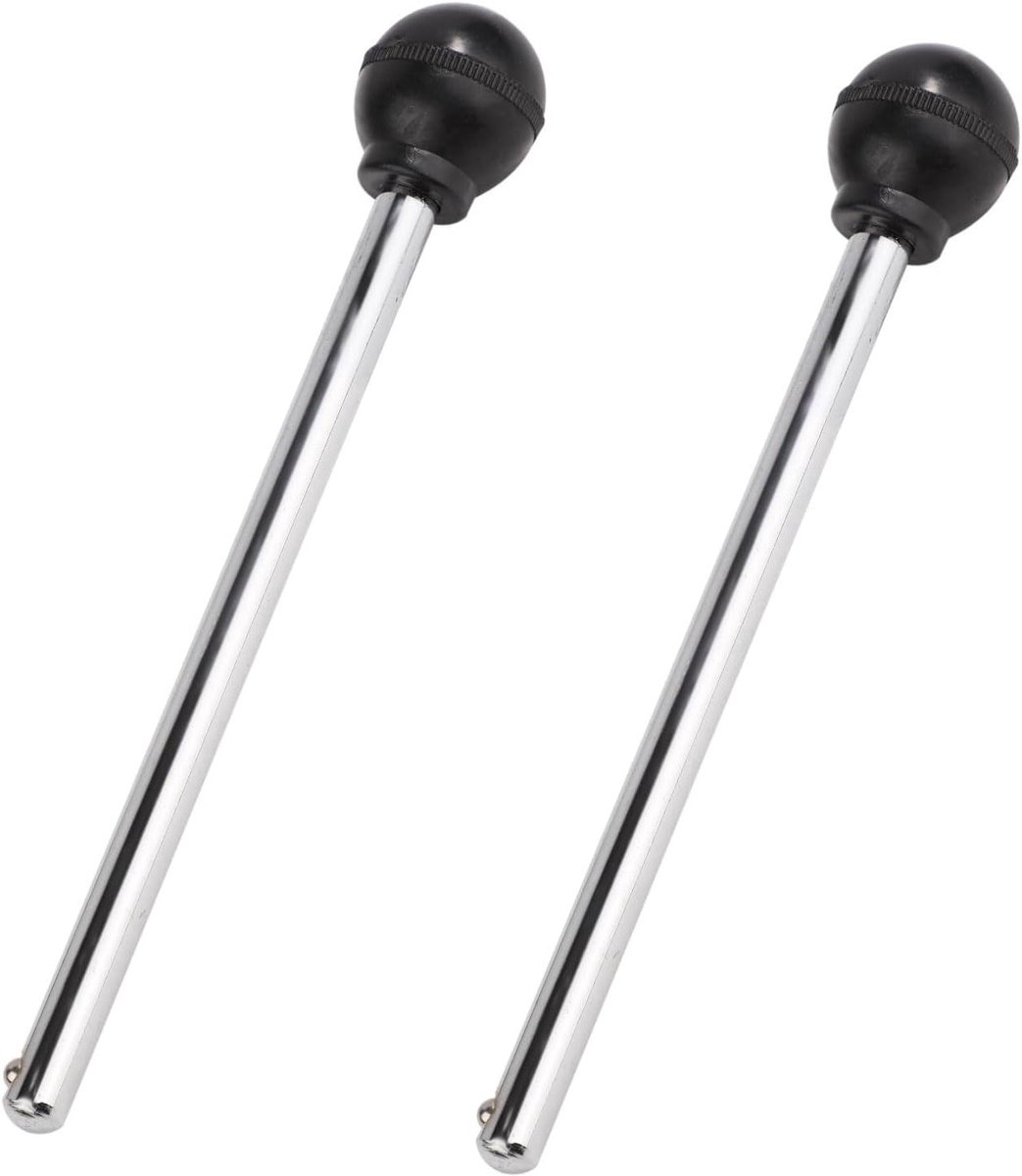 Set van 2 Stacking Pennen voor Fitnessmachines - Duurzaam en Verstelbaar voor Thuis en Gymgebruik - 3/8 inch Diameter, 4.4 inch Lengte, Geschikt voor Diverse Oefeningen