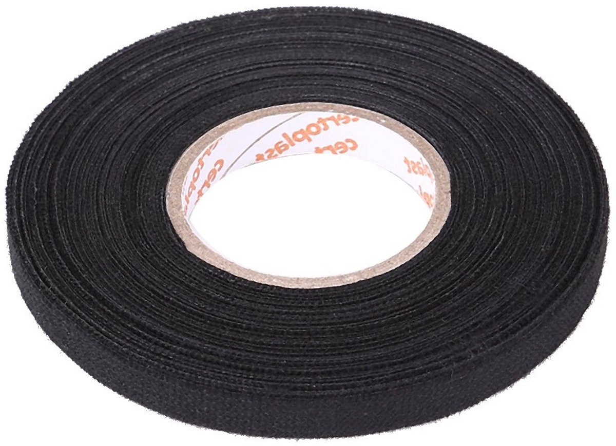 Multifunctionele Zelfklevende Vilt Tape voor Auto, Anti-Beep en Ratchet, 9mm x 15m, Ideaal voor Draadbundels en Accessoires