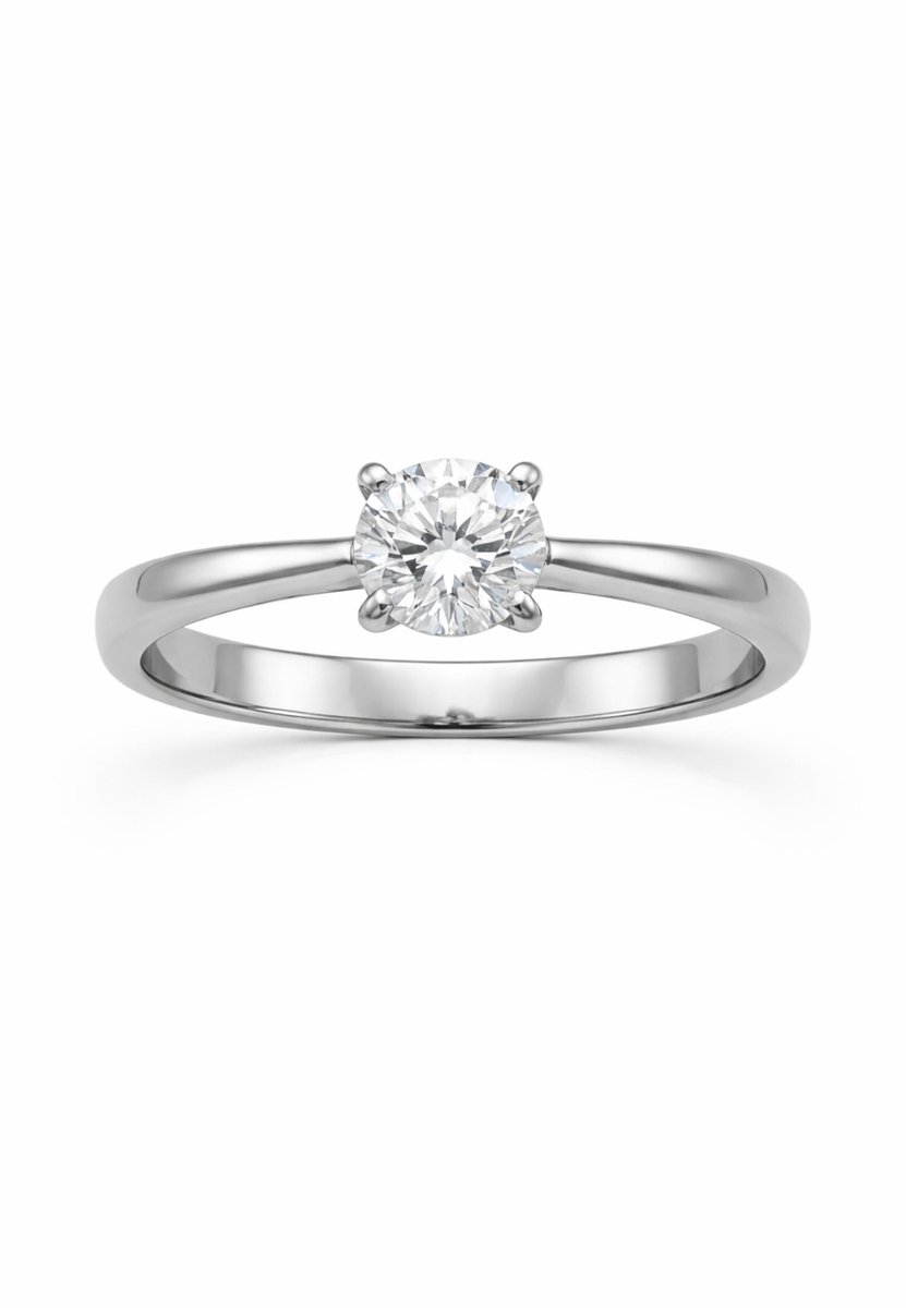 Ringe met 6 mm Witte Cubic Zirconia