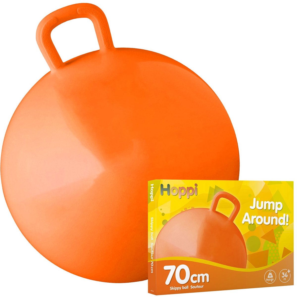 Skippybal oranje 70 cm