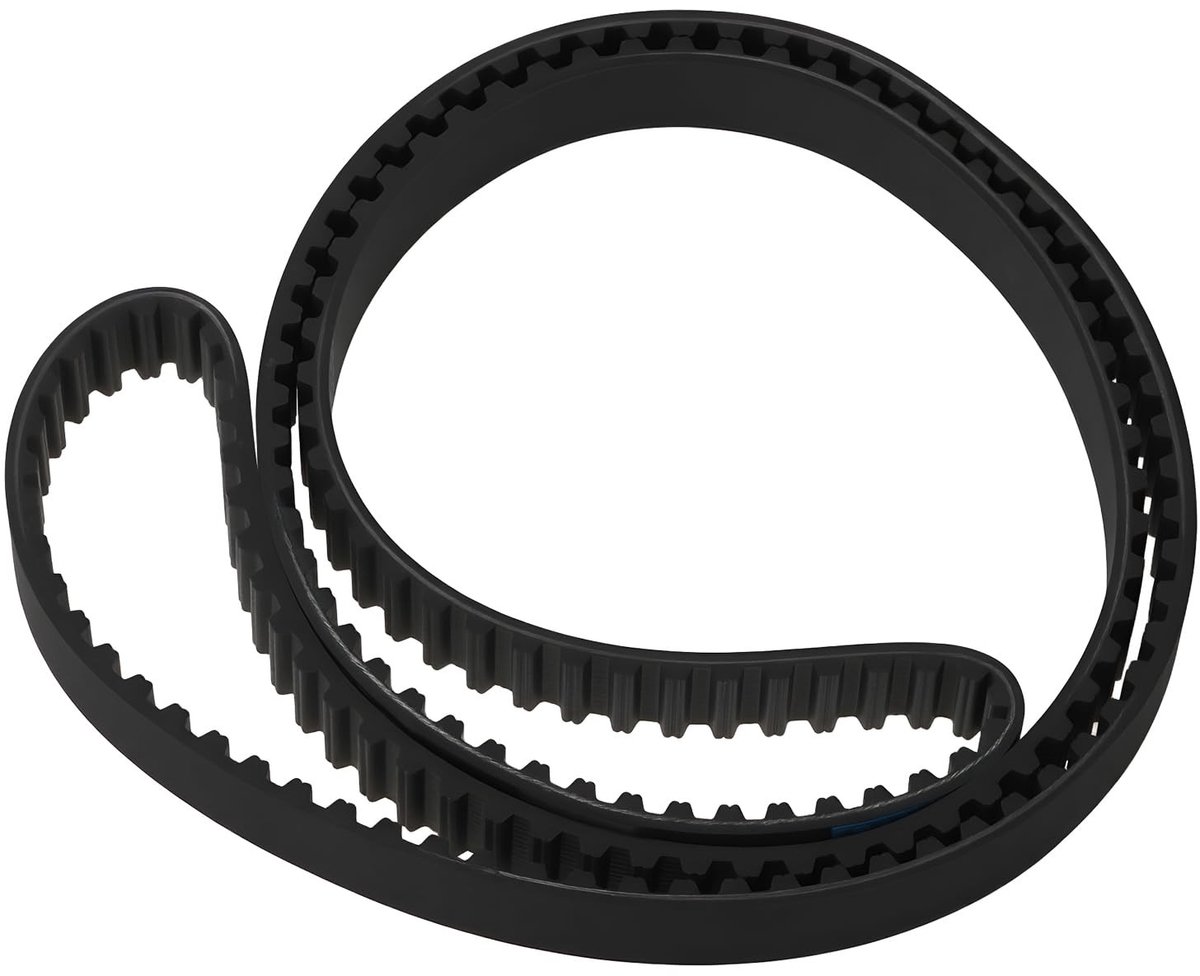 Dailygoods- Distributieriem Vervanging 20 mm - Compatibel met Countax - Compatibel met Westwood - Rubber - Omkeerbaar Tractor Maaidek - Zwart - Grasmaaierriem