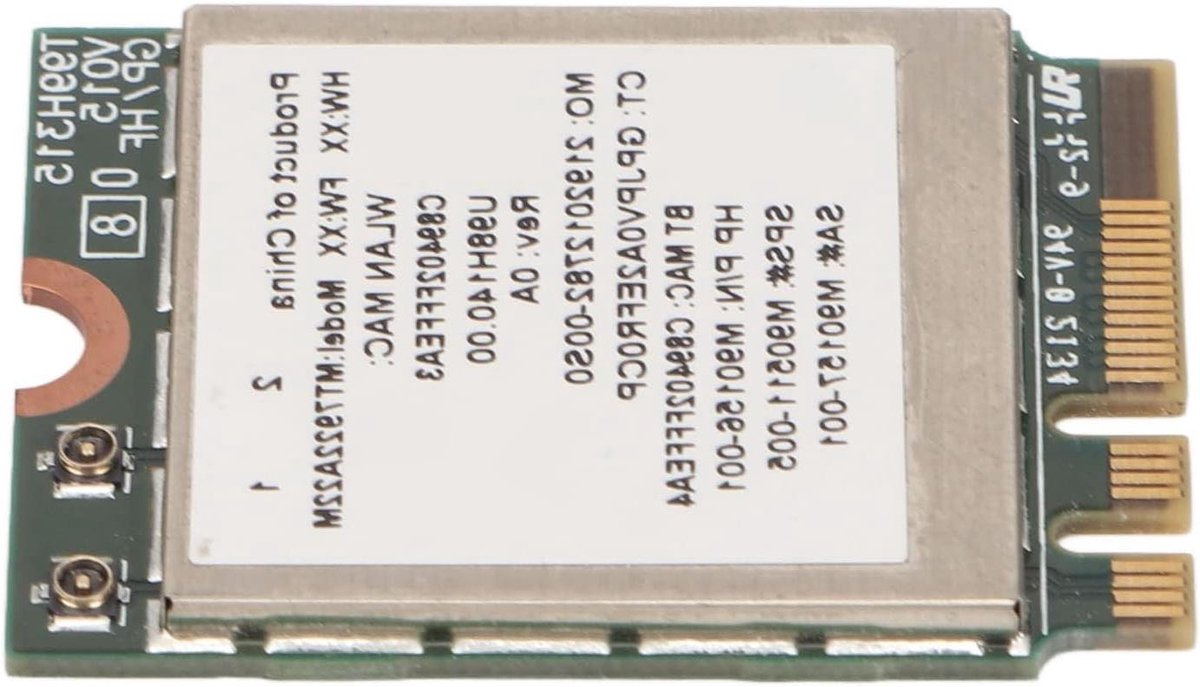 Draadloze Netwerkkaart - WiFi Adapter - Snelle Internetverbinding - WiFi 6E Tri Band - M.2 NGFF - Zwart