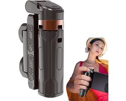 Pocket Phone Tripod, Travel Tripod for Phone, 360 Degree Rotating Tripod, Wireless Shutter Tripod, Compact Phone Tripod, Extendable Grip Tripod, Portable Phone Tripod, Phone Tripod for Video